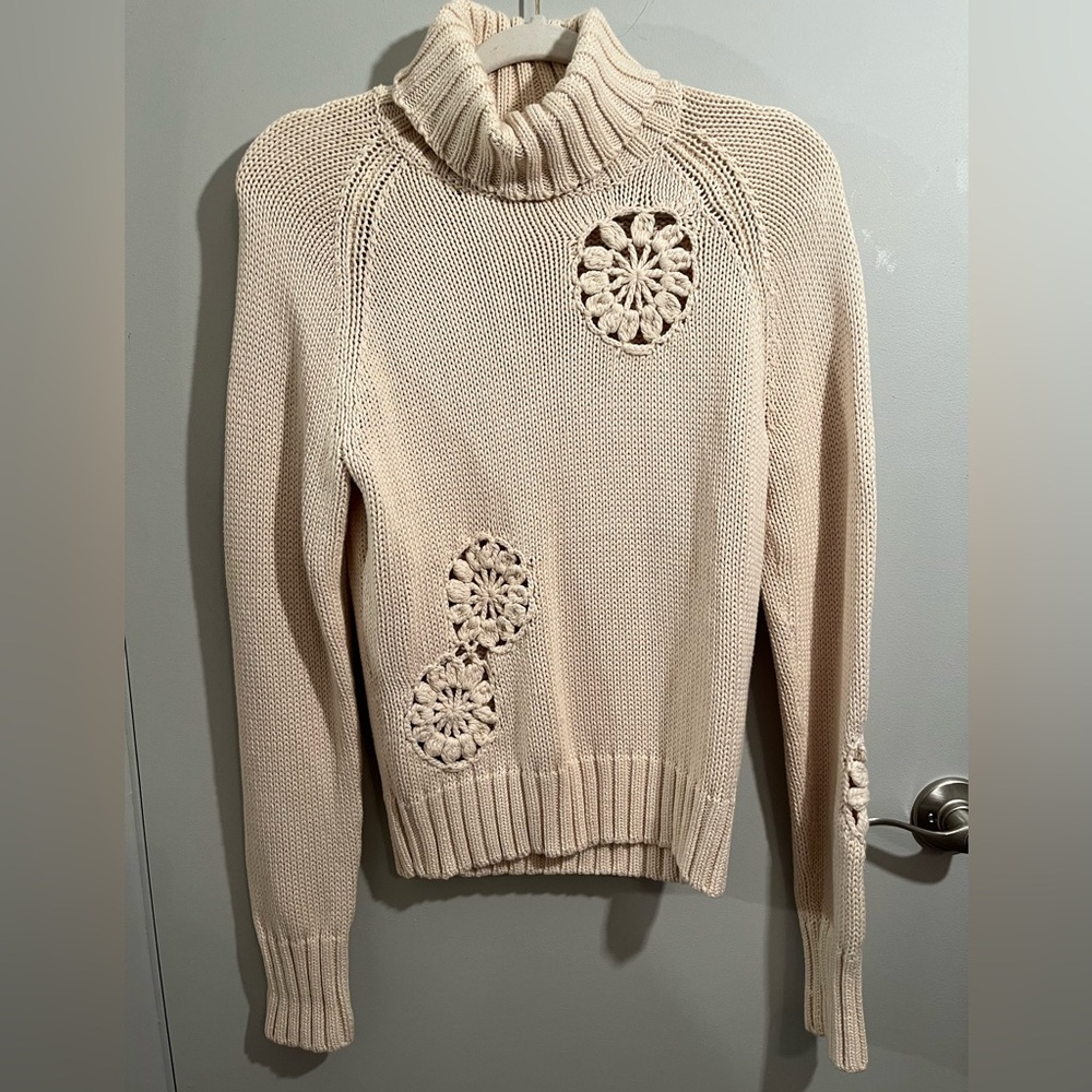 Crochet Snowflakes Sweater